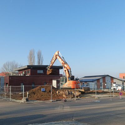 Travaux d'agrandissement au laboratoire d'Ambérieux en Bugey